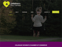 Tablet Screenshot of childlawcenter.org
